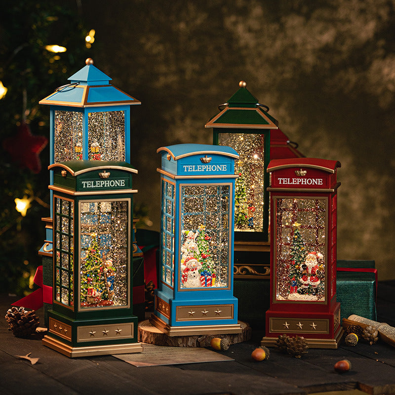 Telephone Booth Christmas Lamps
