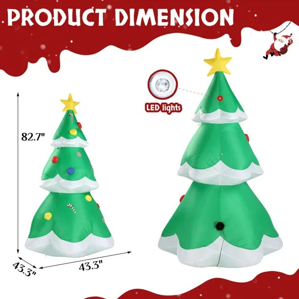 6.9 FT Inflatable Christmas Tree
