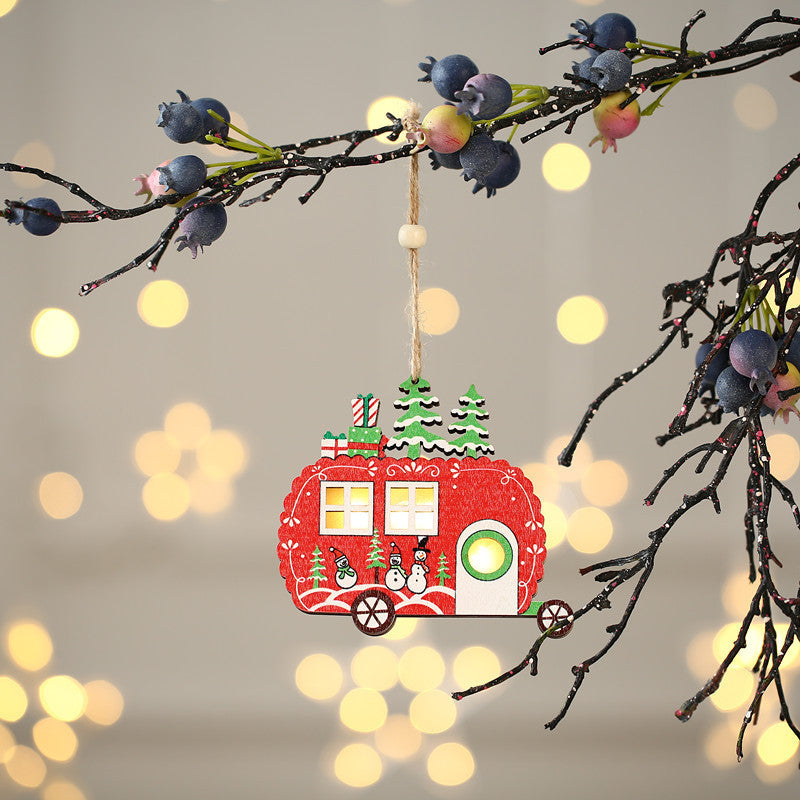Christmas Wooden Pendant Ornaments