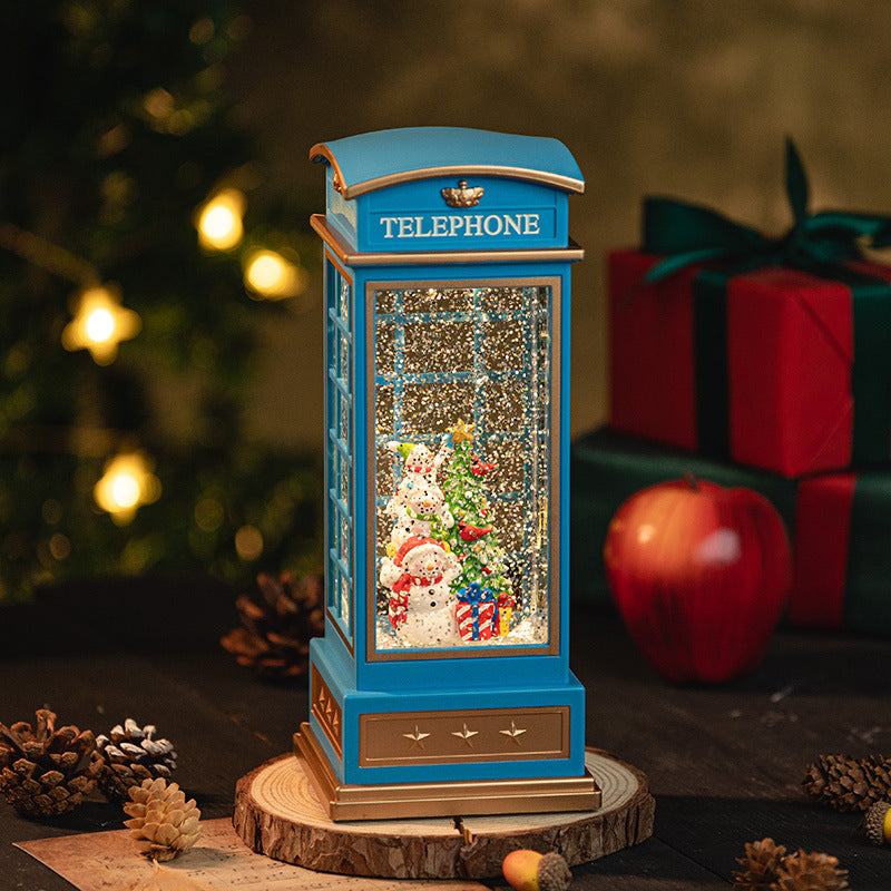 Telephone Booth Christmas Lamps