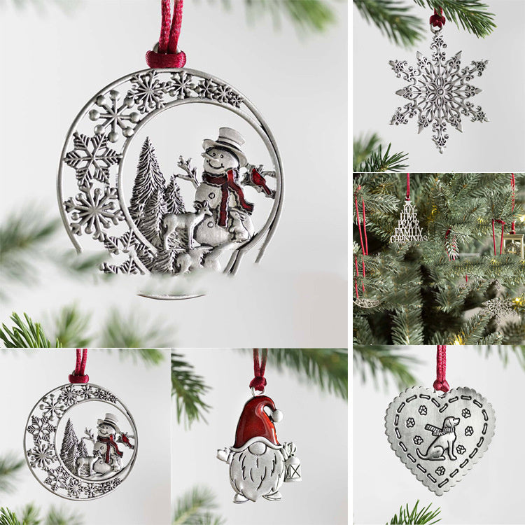 Christmas Metallic Tree Ornaments