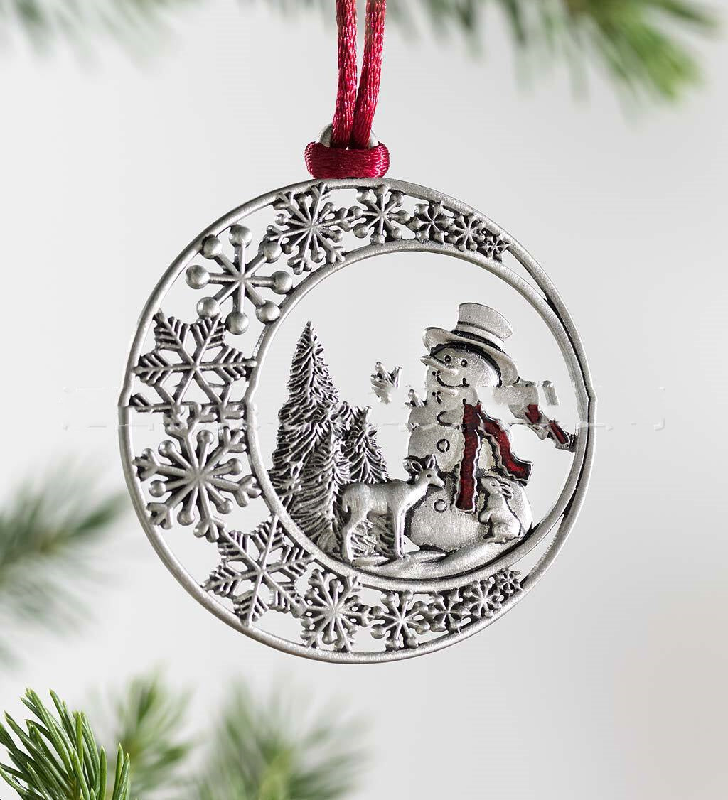Christmas Metallic Tree Ornaments