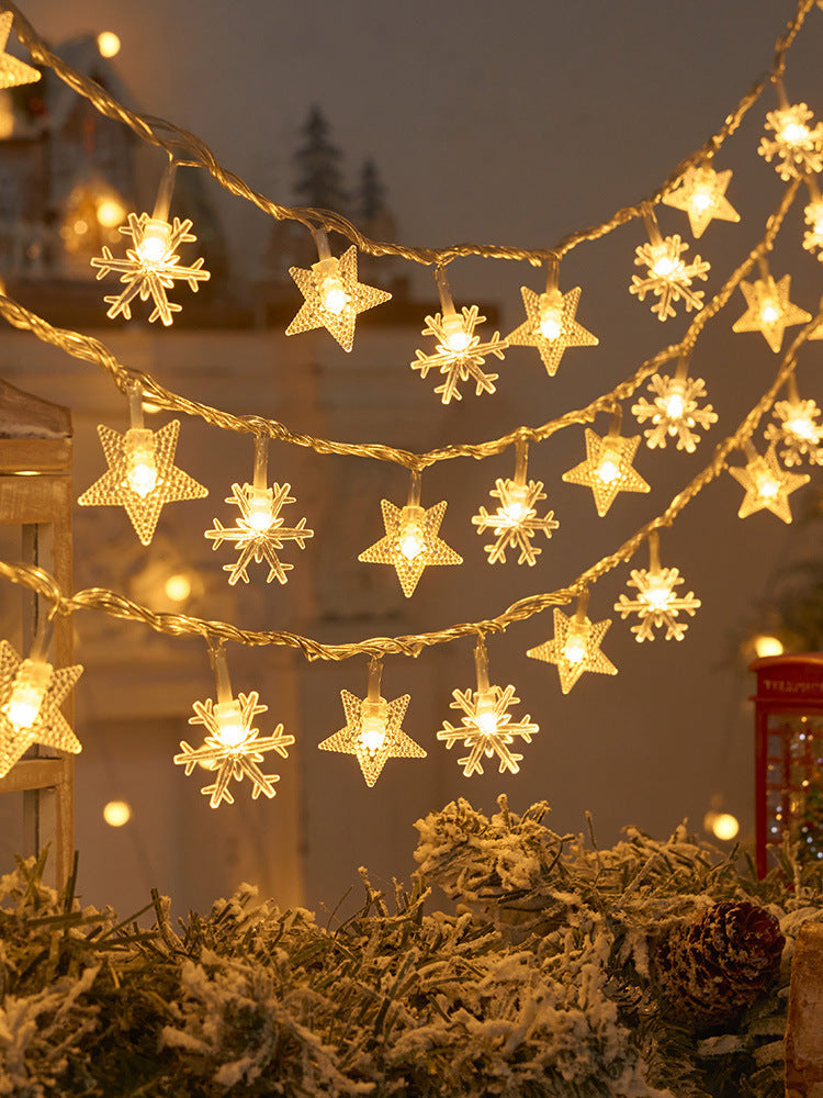 Snowflake String Lights
